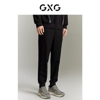 GXG男装  休闲针织长裤 23秋季 黑色 165/S