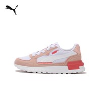 彪马（PUMA）网面透气轻便运动休闲鞋儿童撞色拼接童鞋GRAVITON381988 浅粉色-白-爱心红-18 28