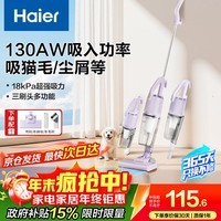 海尔(Haier)吸尘器家用 有线手持推杆二合一 大功率大吸力 轻量车辆清洁 宠物毛发清洁HSC-S802A