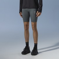 马孔多(macondo)原创单品|跑步支撑压缩四分裤分区压缩防汗后兜马拉松25年新款 未来灰 男款 L