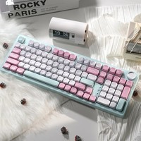 SKN青龙4.0/ultra 机械键盘 三模无线键盘 游戏办公键盘 Gasket结构客制化键盘 ZMK/QMK方案 2U大键0 【新品】青龙4.0 Ultra 韶【黑曜轴】