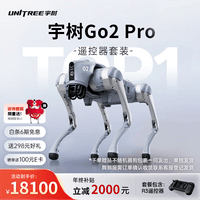 宇树（Unitree）【官方直营】Go2 机器狗 AI大模型 四足机器人 仿生陪伴机器人 具身智能语音交互  电子宠物机械狗 Go2 Pro+遥控器【提升可玩性】