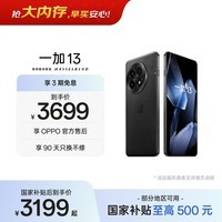 一加 13 12GB+256GB 黑曜秘境 oppo 高通骁龙 8至尊版 6000mAh电池 智能游戏电竞5G旗舰手机 国家补贴