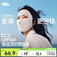蕉下(beneunder)防晒面罩遮全脸冰丝防晒口罩女脸基尼遮阳夏季骑行透气医美AL204