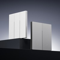 领普E3S智能开关超薄大面板mesh2.0已接入米家APP智能开关面板 E3S智能开关零火版-灰色-三键