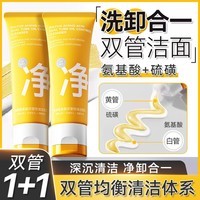 DR. YS 野森博士【拍一发二】硫磺氨基酸洗面奶深层清洁控油舒缓保湿净痘/支100gC