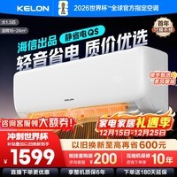 科龙空调 海信出品 询单减100 静省电QS 大1.5匹挂机 新一级能效变频家用冷暖 卧室壁挂式智能低音 大1.5匹 一级能效 35QS1X1