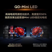 TCL电视 75T5M 25年新款电视 75英寸高性价比 QD-Mini LED控光 288Hz高刷  WiFi6 超薄 国家补贴 75英寸 【热销爆款】 咨询客服领优惠