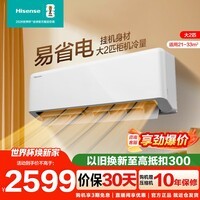 海信（Hisense）大2匹空调挂机 易省电 AI省电 冷暖变频 大风量 新一级能效 壁挂式卧室客厅空调 易省电 大2匹 大冷量 E280