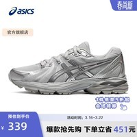 亚瑟士ASICS缓震跑鞋女鞋网面跑步鞋耐磨运动鞋 GEL-FLUX CN 灰色/银色 38
