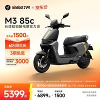 九号(Ninebot)【千玺同款】M3 85c 电动摩托车 智能智驾 长续航【门店自提】 到门店选颜色