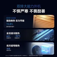 美的空调 酷省电Ultra 新一级能效 AI酷省电技术 客厅立式柜机 变频冷暖 2匹 一级能效 酷省电Ultra