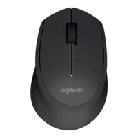 罗技（Logitech）M280（M275升级款）无线鼠标 舒适便携 笔记本电脑家用办公鼠标 M280 黑色