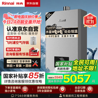 林内（Rinnai）【鲸吨吨虎鲸】20L大升数燃气热水器全量水伺服恒温天然气热水器燃气上门安装20GD72(JSQ40-GD72)