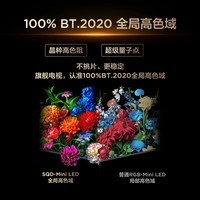 TCL电视 75Q10M Pro SQD-Mini LED 100%全局高色域 超级蝶翼华曜屏 万象分区 绚彩XDR8000nits 75英寸