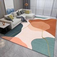 KAYE地毯客厅免洗加厚家用茶几沙发垫大尺寸卧室房间轻奢高级感床边毯 LUX-T21 120x160 cm【卧室床边毯】