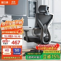 黑白调P5双背-Ultra人体工学椅电脑椅子办公椅人工力学椅电竞椅国家补贴