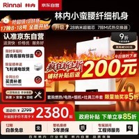 林内（Rinnai）【小蛮腰】13升燃气热水器天然气【国家补贴15%】智慧恒温升级CPU低水压启动13GD31（JSQ26-GD31）