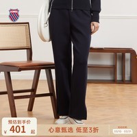 盖世威（K·SWISS）春季新款女针织长裤百搭时尚宽松高腰休闲裤运动裤199900 495深靛蓝 2XL
