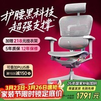 Ergonor保友金豪b雄鹰 人体工学椅 电脑椅 电竞椅办公椅子可躺老板椅 【金豪b雄鹰X】银白网