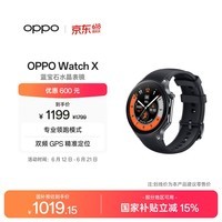 OPPO Watch X 星夜飞行【国家补贴】全智能手表运动健康手表男女eSIM电话手表送礼oppo手表 京东自营