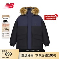 NEW BALANCE NB官方25新款男款秋冬休闲毛领百搭保暖运动羽绒服 ECL AMJ53371 XL