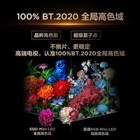 TCL电视 75Q9M Pro 75英寸 SQD-Mini LED 100%全局高色域 超级蝶翼星曜屏 万象分区 Q9L Pro 能效补贴