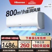 海信(Hisense)大1匹 易省电E370 AI省电 自然风大风量不直吹 新一级能效变频冷暖空调挂机 纯铜管