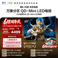 FFALCON雷鸟【价保618】鹤6 26款 85英寸 万象分区1300nits 安桥音响288Hz高刷 平板游戏电视85R69A