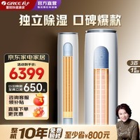 格力（GREE）空调云逸Ⅱ3匹柜机 新一级能效省电 变频快冷暖手机智能 大风量客厅圆柱立式 家电补贴20%空调 云逸 3匹 一级能效