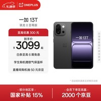 一加 13T 性能超强小直屏 高通骁龙 8 至尊版 6260mAh 冰川电池 AI手机 小屏大魔王 云墨黑 16GB+1TB