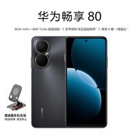 华为畅享80 256GB 曜金黑 6620mAh电池超能续航 玄甲架构 双五星超耐摔 华为鸿蒙智能手机