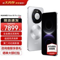 HUAWEI Mate 80 Pro Max 全金属玄武架构 超透亮灵珑屏鸿蒙手机华为mate80promax官方正品 极地银 16GB+512GB 官方标配