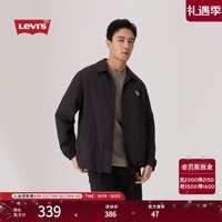 Levi\'s【商场同款】李维斯25年新款男士休闲翻领外套003MM 黑色 003MM-0001 M