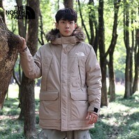 北面（The North Face）北面羽绒服男秋冬新款600蓬户外鹅绒连帽中长款保暖外套8HMB 8HMB/BOX S