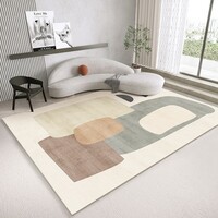 KAYE地毯客厅免洗加厚家用茶几沙发垫大尺寸卧室房间轻奢高级感床边毯 LUX-T23 120x160 cm【卧室床边毯】