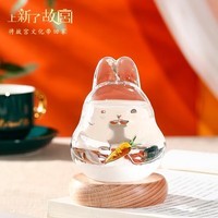 上新了文创 生日礼物故宫天气瓶 风暴瓶可爱办公桌面摆件送女友送朋友同学 白色