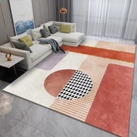 KAYE地毯客厅免洗加厚家用茶几沙发垫大尺寸卧室房间轻奢高级感床边毯 LUX-T20 120x160 cm【卧室床边毯】