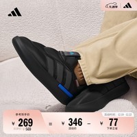 adidas ADIPUFF面包鞋柔软舒适保暖棉鞋秋冬阿迪达斯官方轻运动   黑色（推荐选大半码）   38