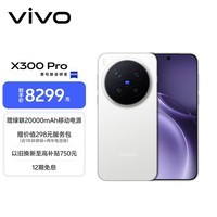 vivo X300 Pro 16GB+1TB 摄影师套装 简单白 蔡司2亿APO超级长焦 蓝图影像双芯 拍照 AI手机