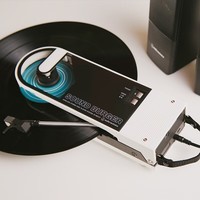 铁三角【自营】AT-SB727 蓝牙无线便携唱盘机 soundburger汉堡机黑胶唱片机复古唱片机留声机 白色 年
