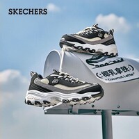 斯凯奇（Skechers）女鞋奶茶熊时尚复古潮流增高厚底休闲老爹鞋百搭休闲运动鞋149906 女款-椰乳拿铁/BKNT 36