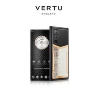 VERTU【抢半价购 下单省万元】威图纬图奢品加密手机META双曲屏AI智能体手机5G商务高端礼物补贴17pro 黑巴黎钉款-黑陶喜马拉雅鳄鱼皮黄金镶钻 12GB+512GB