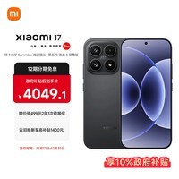 小米（MI）小米 17 第五代 骁龙 8 至尊版 光影猎人 950 7000mAh 小米金沙江电池 黑色 12GB+256GB 5G手机