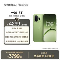 一加 15T 12GB+256GB 松弛抹茶 oppo 第五代骁龙8至尊版 游戏电竞手机 国家补贴 王濛同款旗舰小直屏