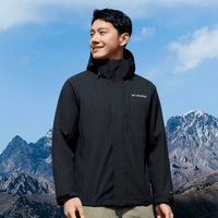 Columbia哥伦比亚冲锋衣男26春季新品户外防水夹克兼容三合一系统XE8528 010 2XL
