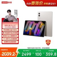 联想平板小新 ProGT【张凌赫同款平板】11.1英寸办公学习游戏AI平板3.2K超清高刷 骁龙8Gen3 12+256G白