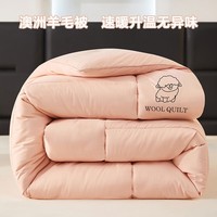 江南生活（southern life）澳洲羊毛被A类秋冬加厚保暖学生寝室宿舍单人被子居家双人被芯 美羊羊-玉 150*200cm-4斤