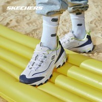 斯凯奇（Skechers）奶茶熊1代丨秋冬女鞋运动鞋缤纷撞色新款复古增高老爹鞋休闲鞋潮 海盐柠檬/WNVL 37 37 (及以下参考选择大半码)