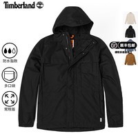 添柏岚（Timberland）冲锋衣男秋冬新款户外徒步登山硬壳防风夹克防水工装外套A695W A695W001/黑色 M 175 建议120-140斤/卡码拍大